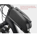 Bike Bag Waterproof Bicycle Front Tube Rack Front Bag Large Capacity Mountain Bike Road Bike Bag Black Bicycle Accessories